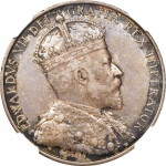 18 piastres argent - Edouard VII