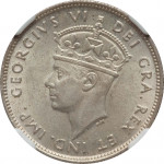 9 piastres argent - Georges VI