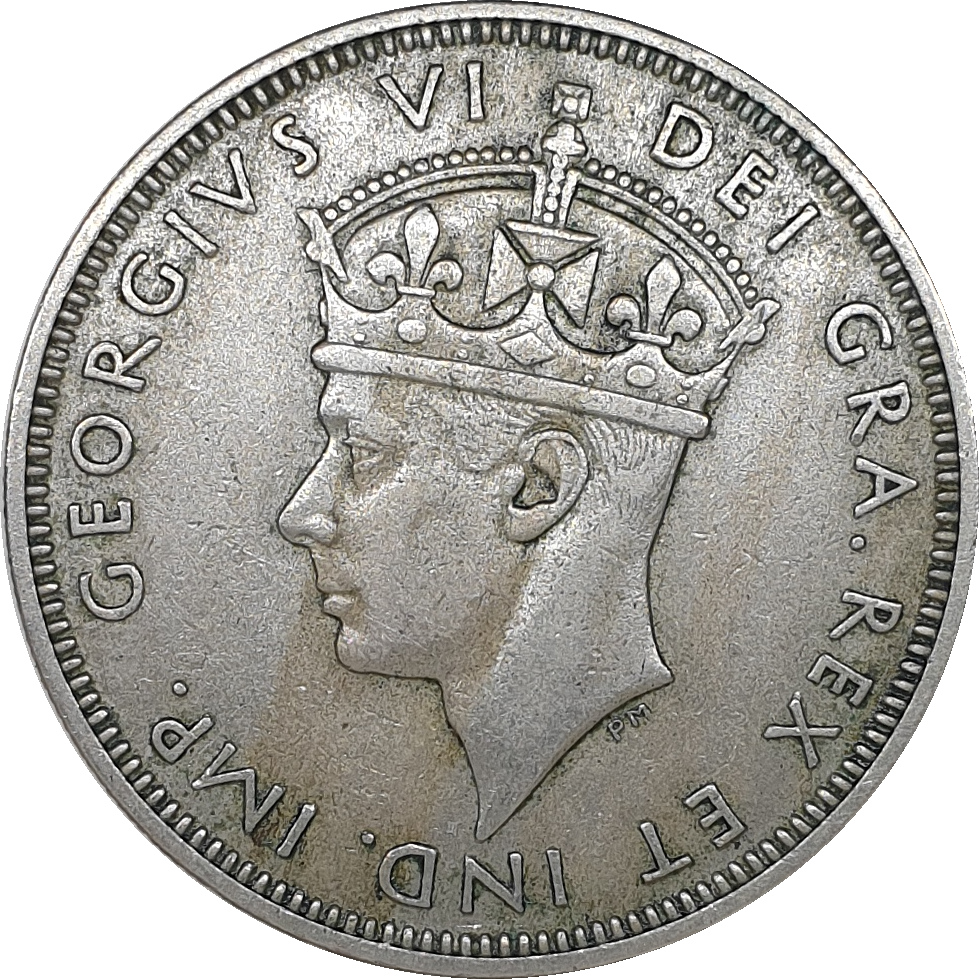 2 shillings - Georges VI - Empereur