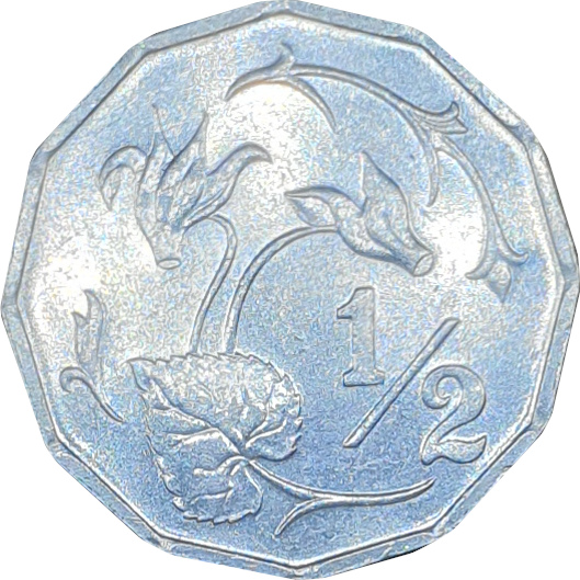 1/2 cent - Shield