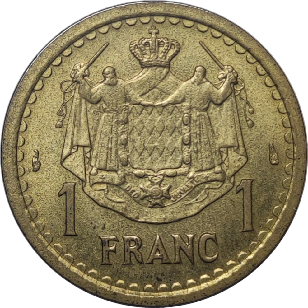 1 franc - Louis II - Cupro-aluminium