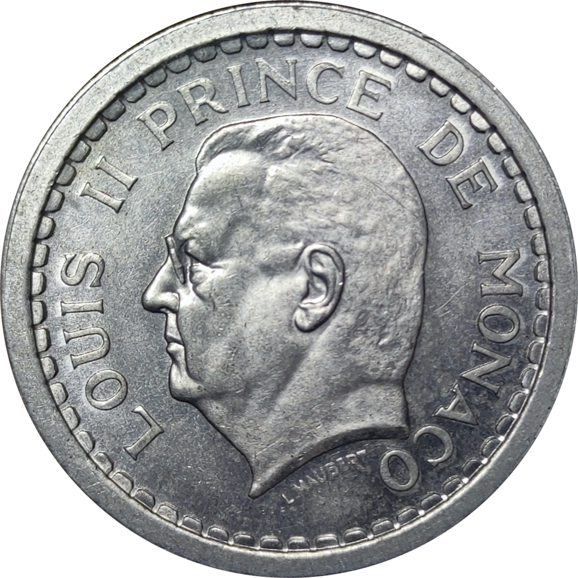 2 francs - Louis II - Aluminium