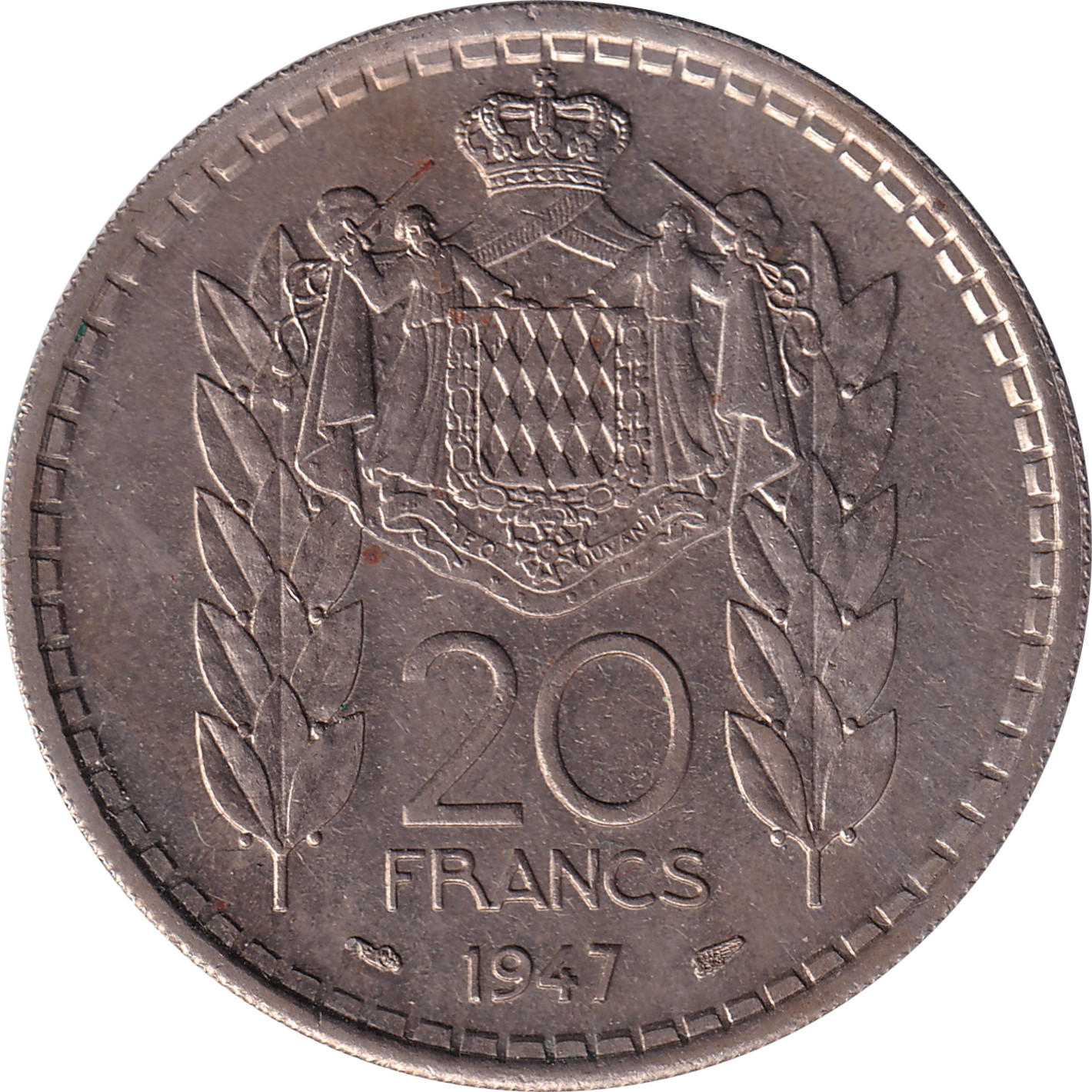 20 francs - Louis II