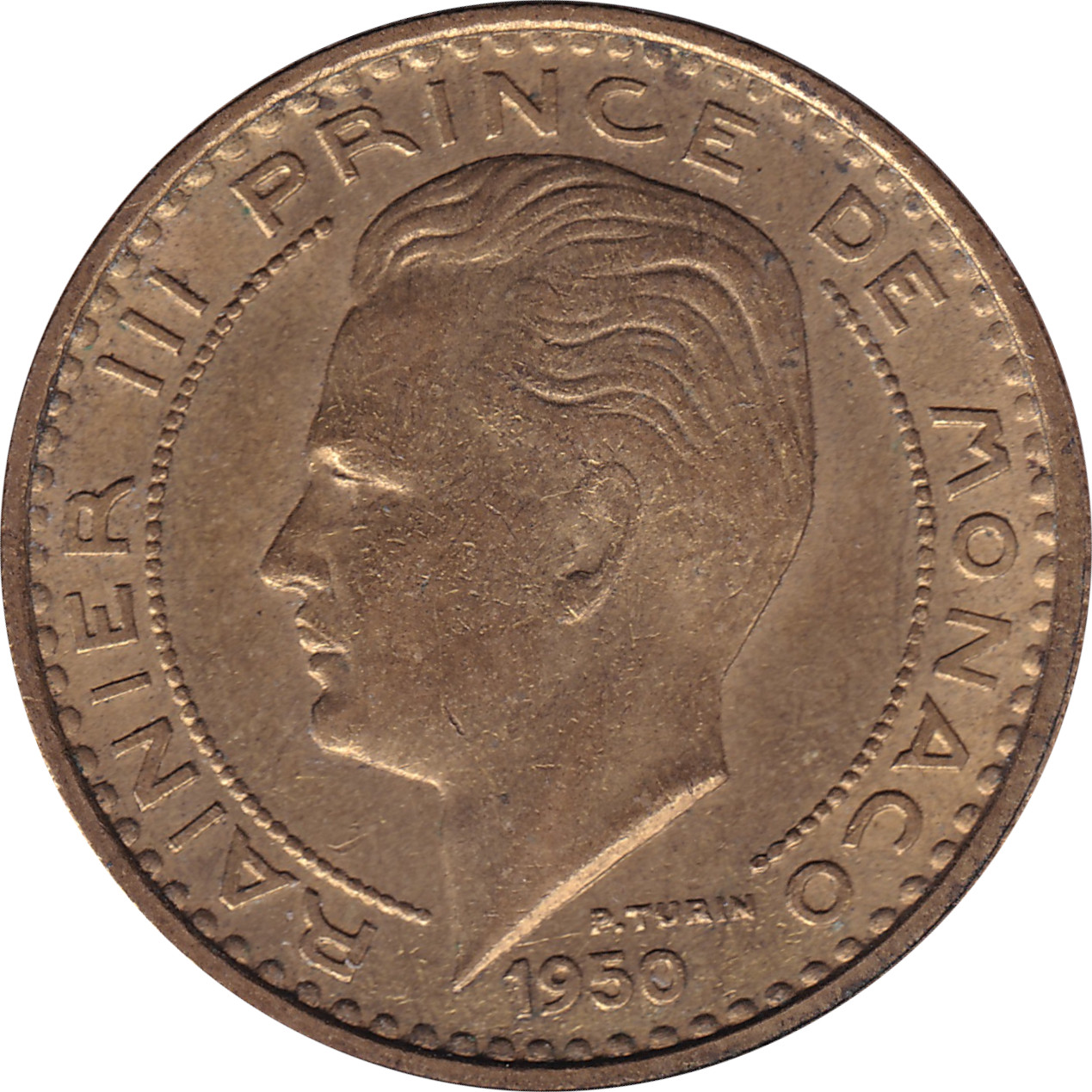 50 francs - Rainier III