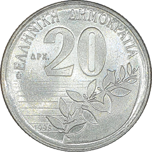 20 drachmes - Dionysos Solomos