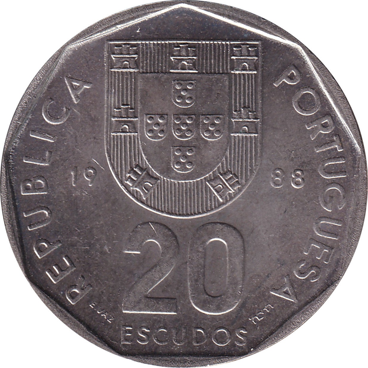 20 escudos - Blason