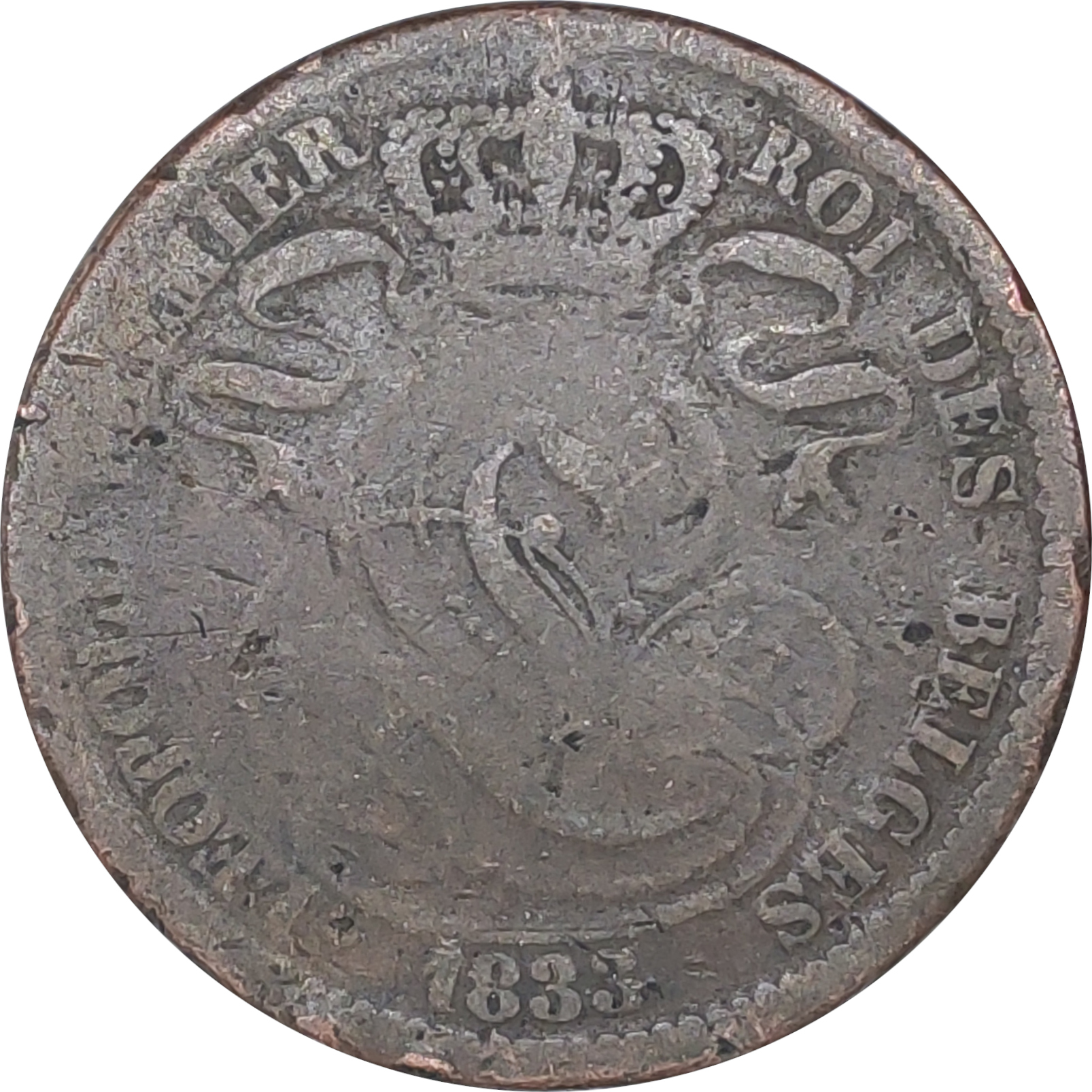 10 centimes - Leopold I - Grand module