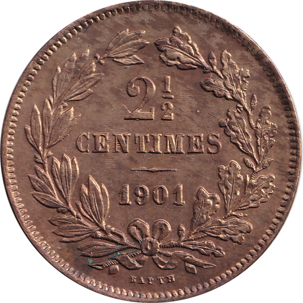 2 1/2 centimes - Blason