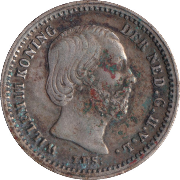 5 cents silver - Guillaume III