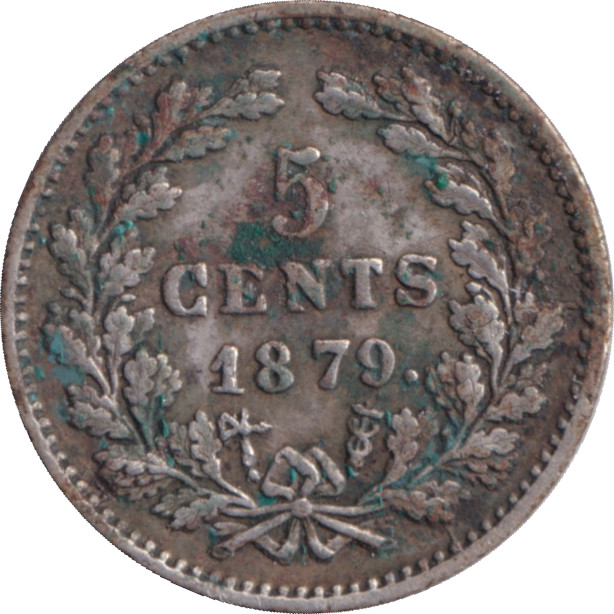 5 cents argent - Guillaume III