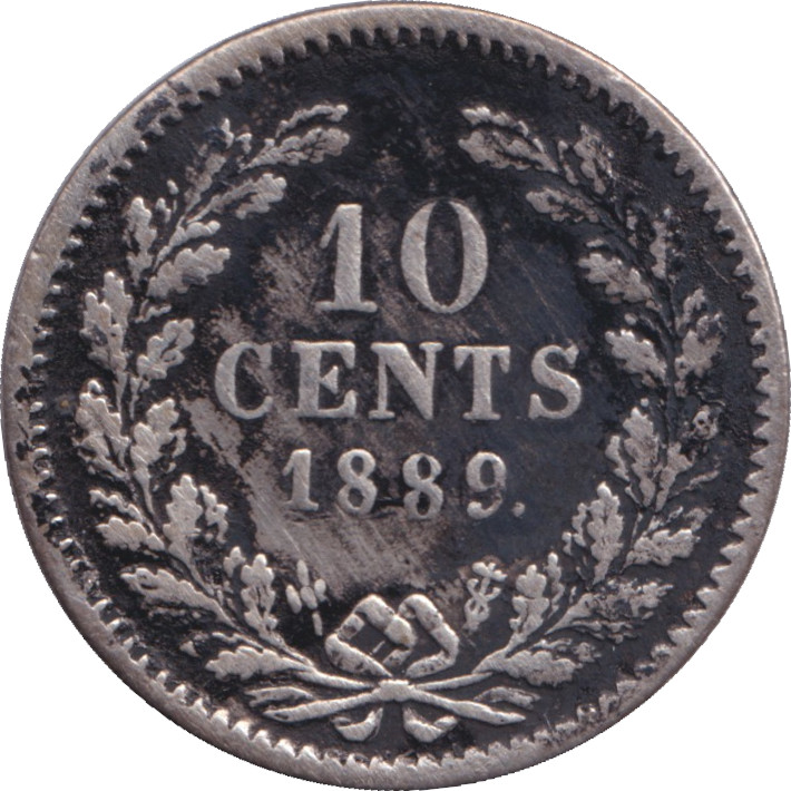 10 cents silver - Guillaume III