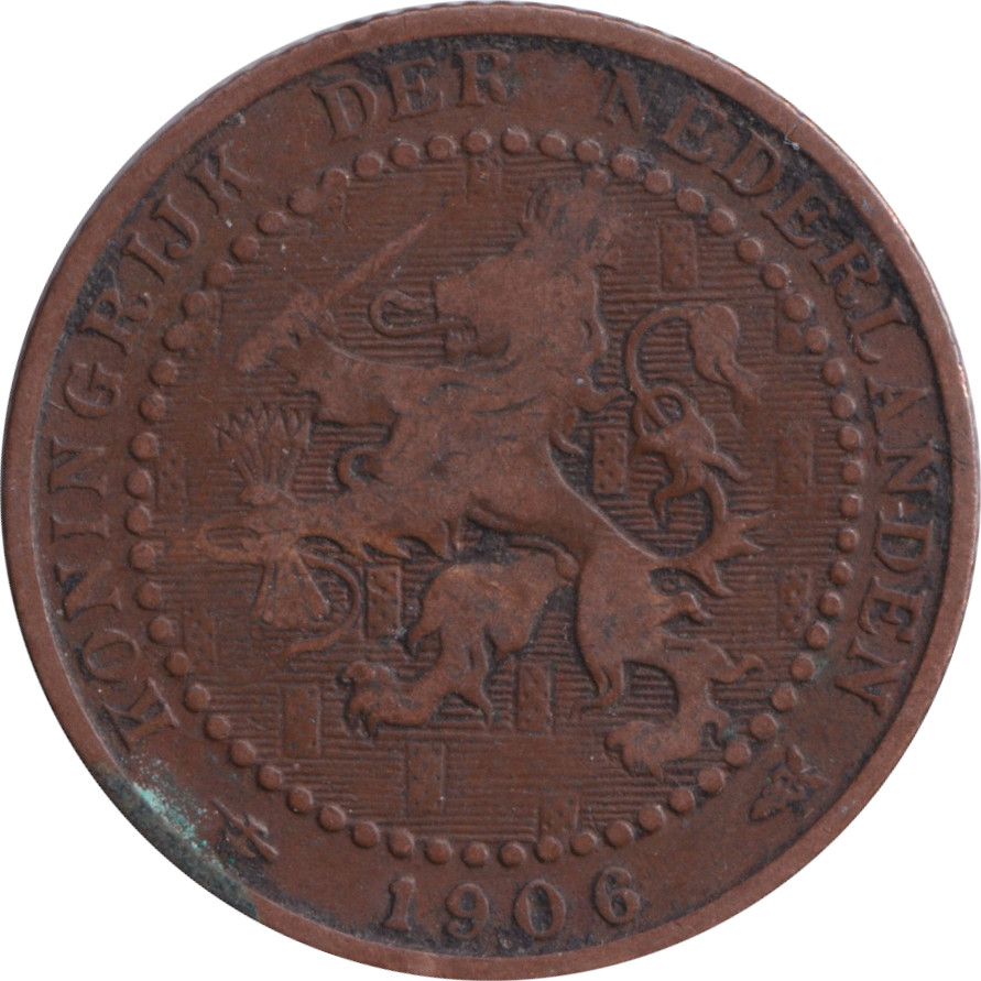 1 cent - Wilhelmina I - 15 shields