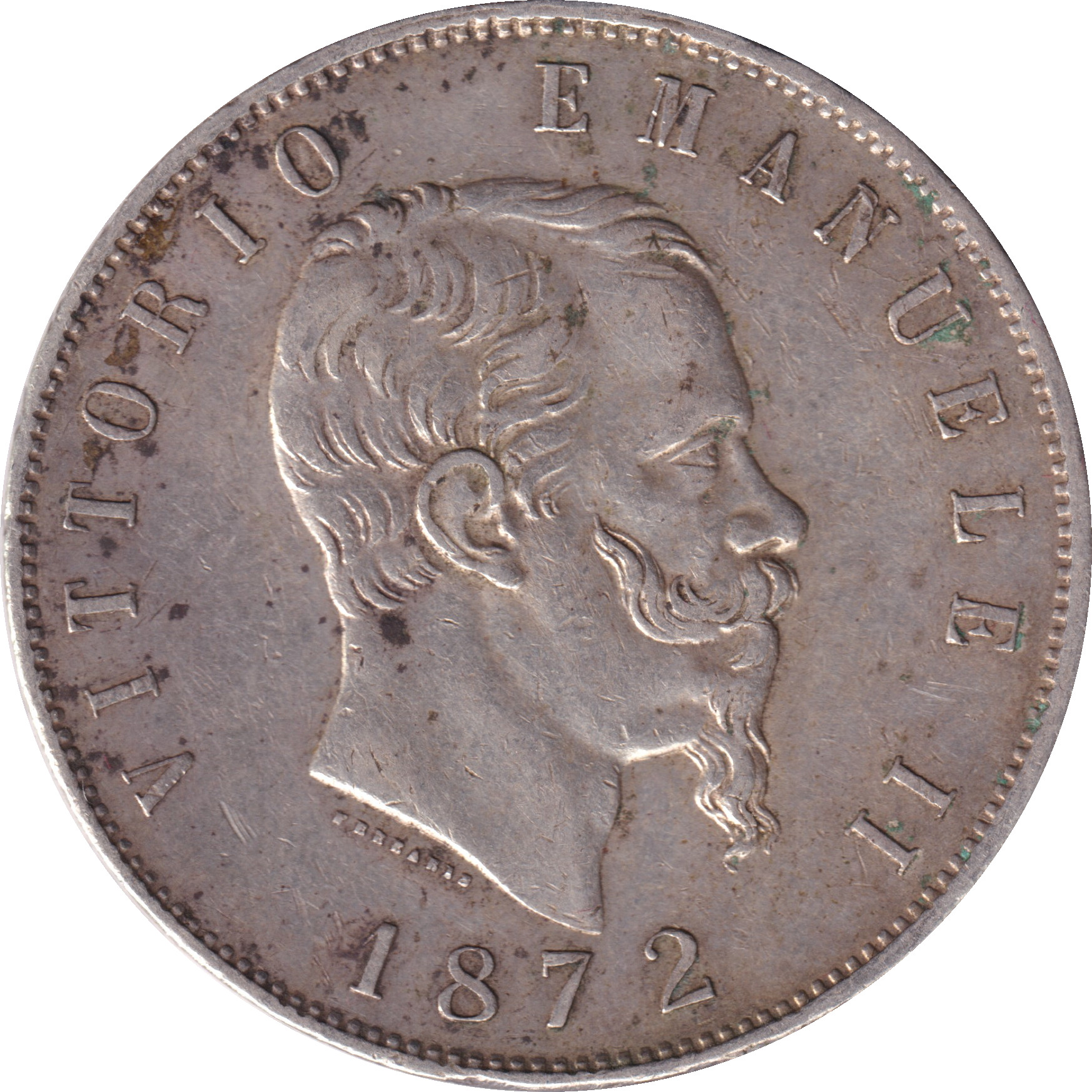 5 lire silver - Victor Emmanuel II