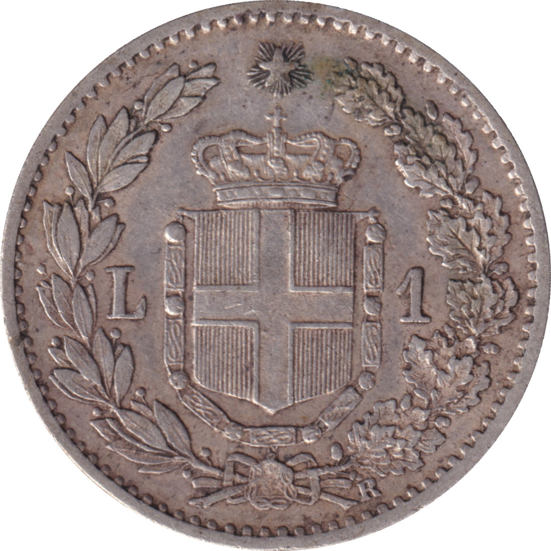 1 lira argent - Umberto I