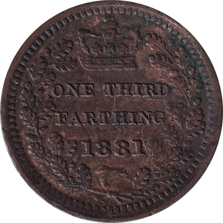 1/3 farthing - Victoria - Petit module