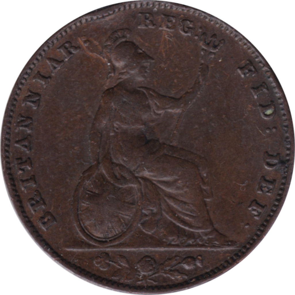 1 farthing - Victoria - Tête jeune