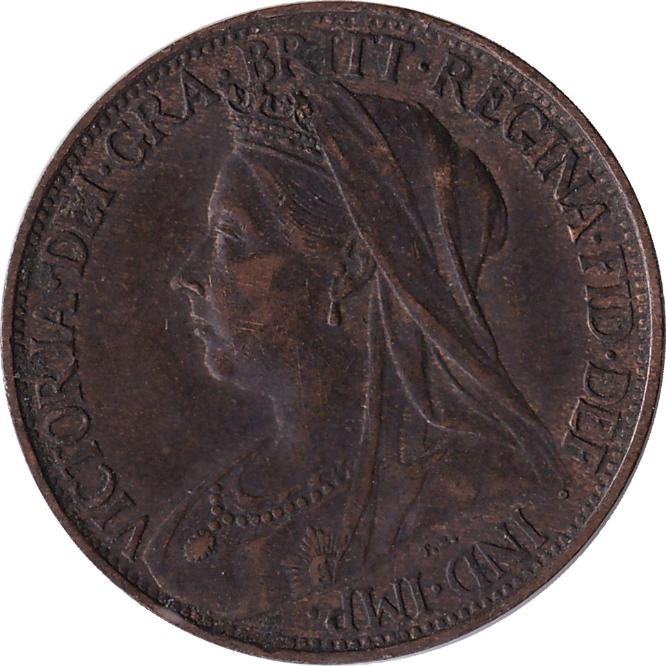 1 farthing - Victoria - Buste agé