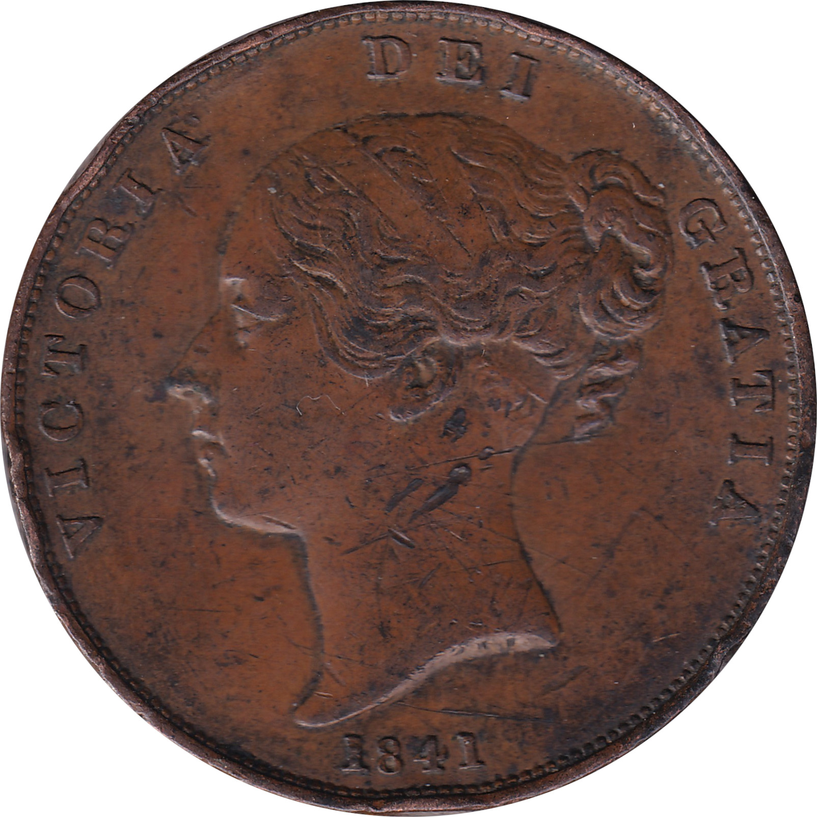 1 penny - Victoria - Young head