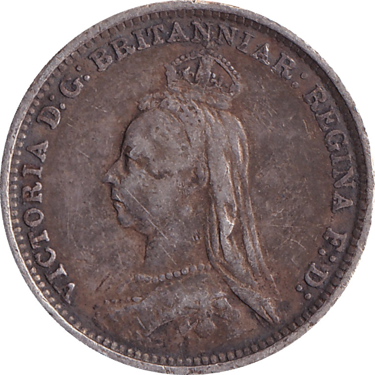 4 pence argent - Victoria - Buste du Jubilé