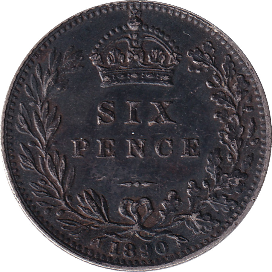 6 pence argent - Victoria - Buste du Jubilé