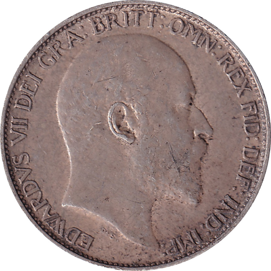 6 pence silver - Edward VII