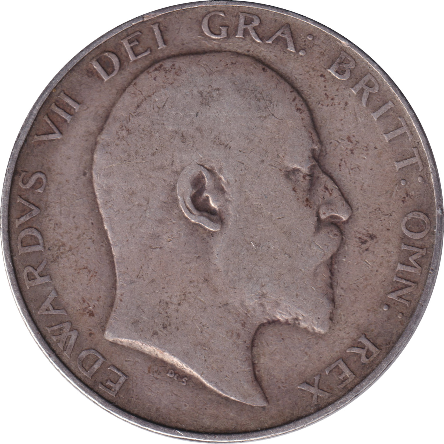 1/2 crown silver - Edward VII