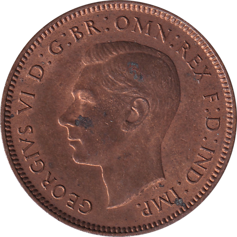 1 farthing - George VI - Emperor