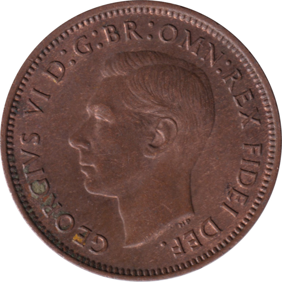 1 farthing - Georges VI - Roi