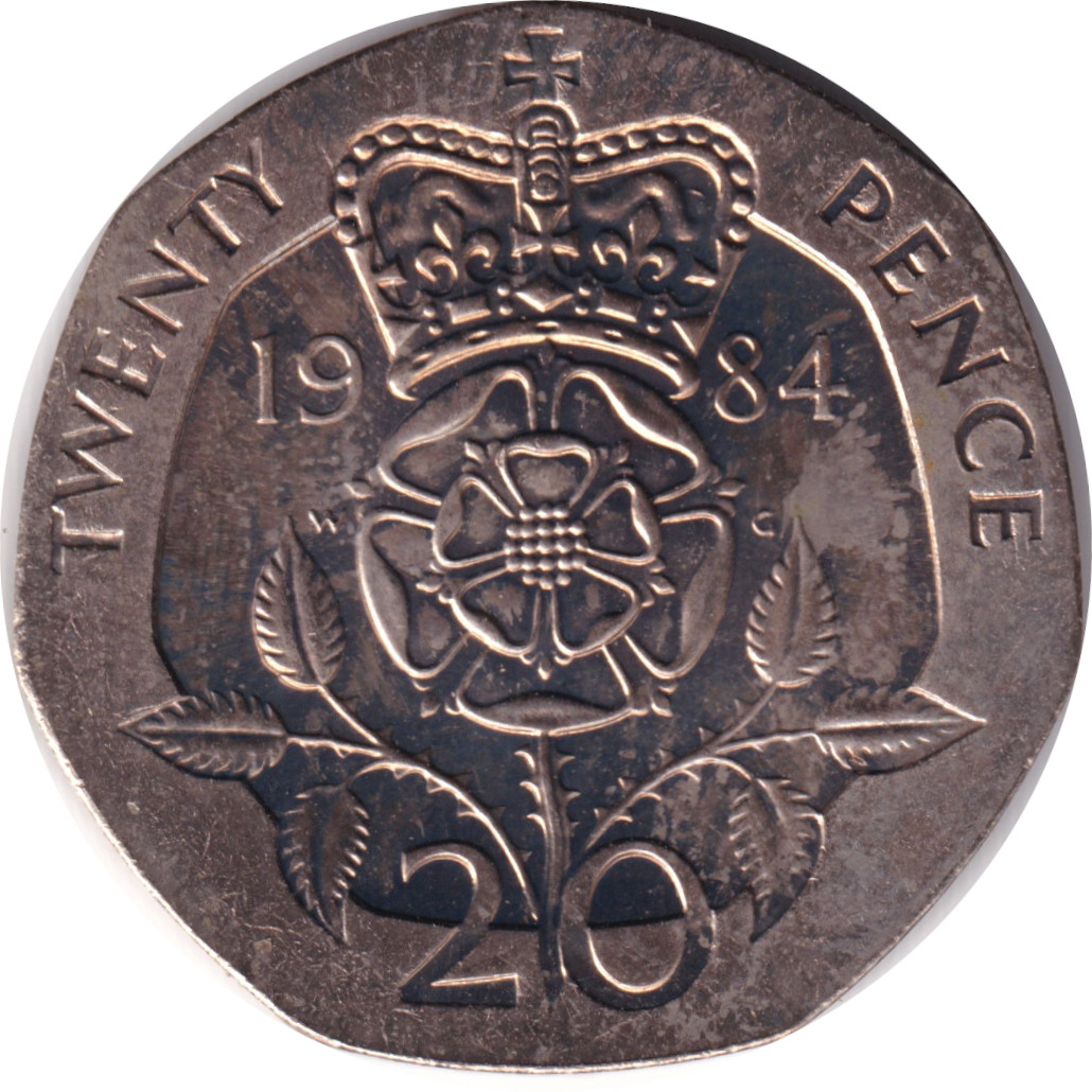 20 pence - Elizabeth II - Young bust