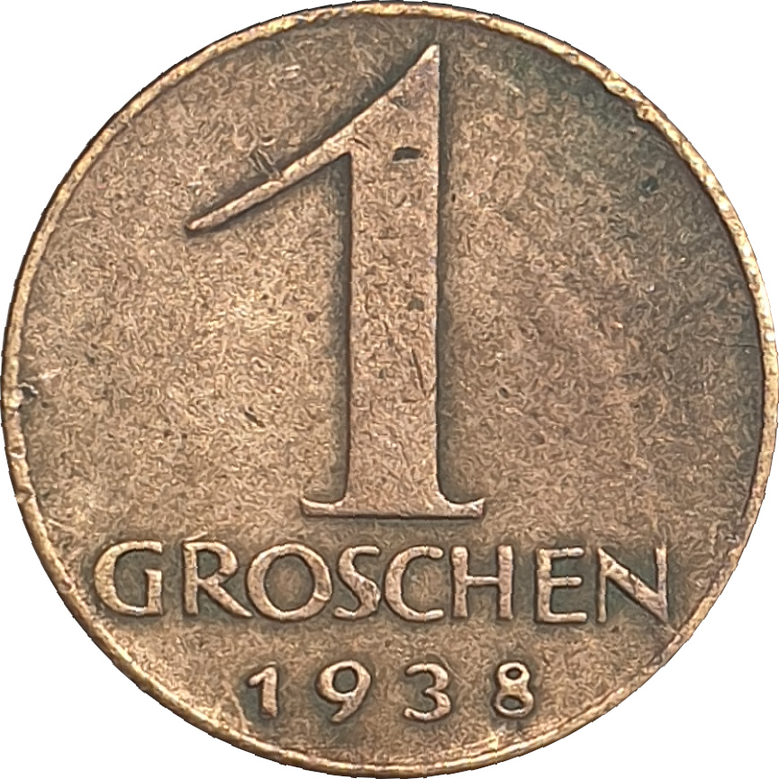 1 groschen - Eagle