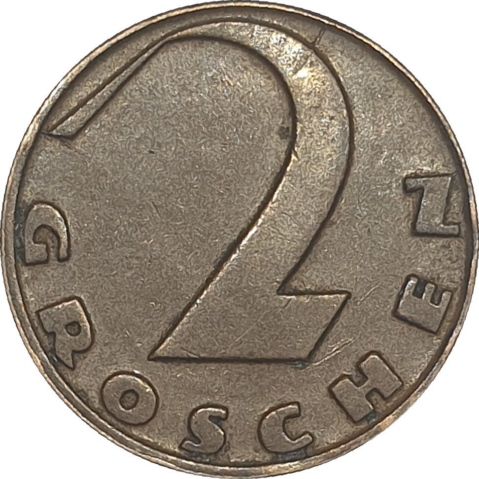 2 groschen - Croix