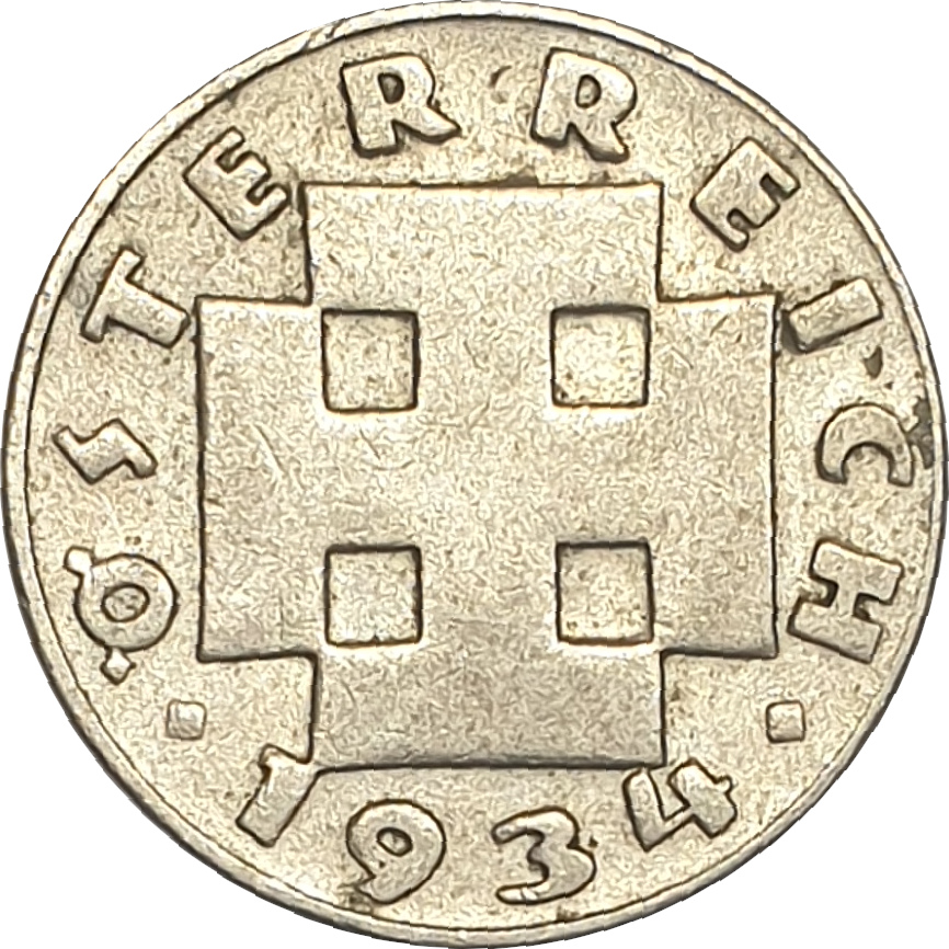 5 groschen - Croix