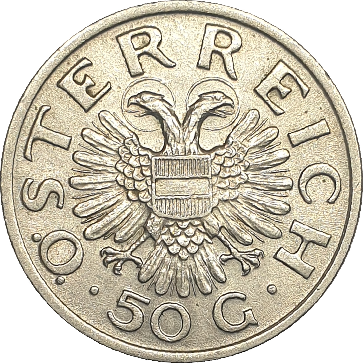 50 groschen - Small double Headed Eagle