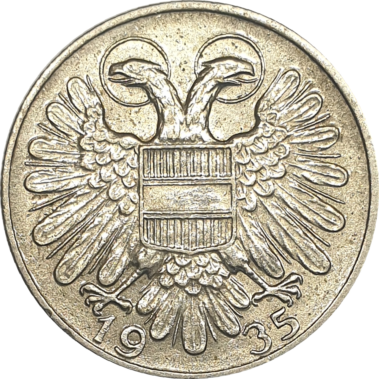 1 schilling - Double Headed Eagle