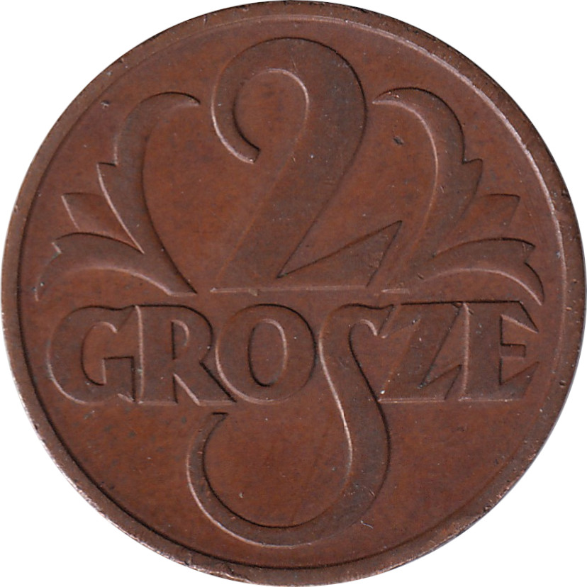 2 grosze - Deuxième République - Bronze