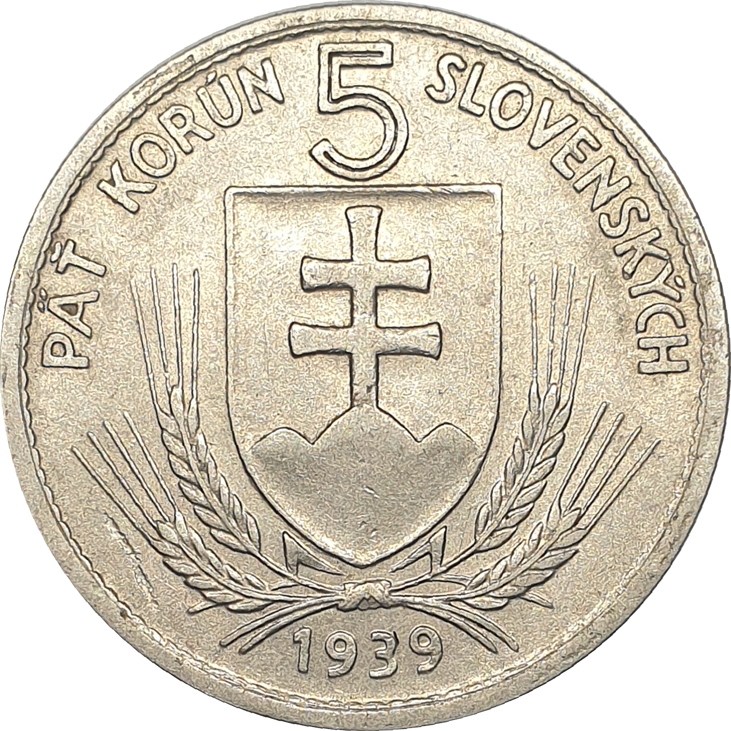 5 korun - Blason