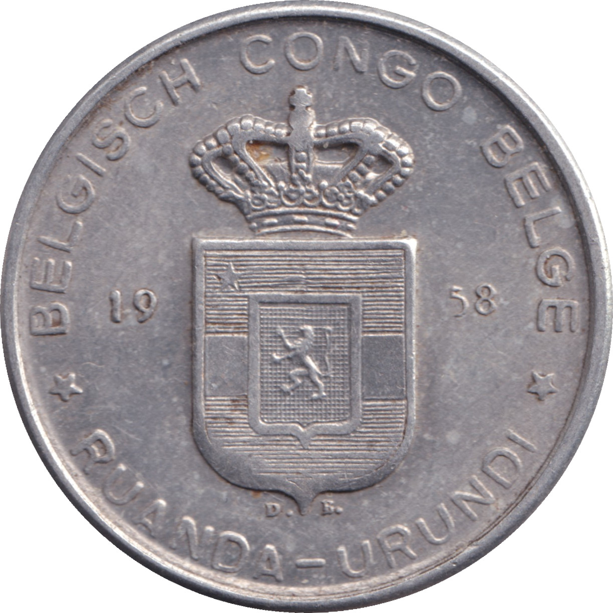 5 francs - Baudouin - Blason