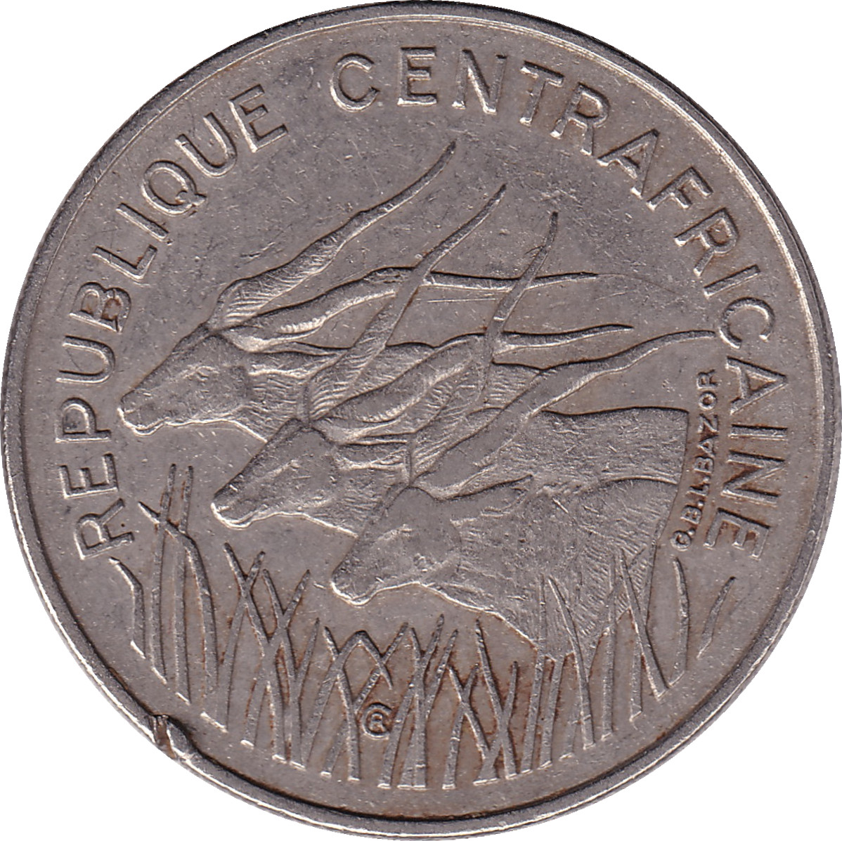 100 francs - Banque centrale - République