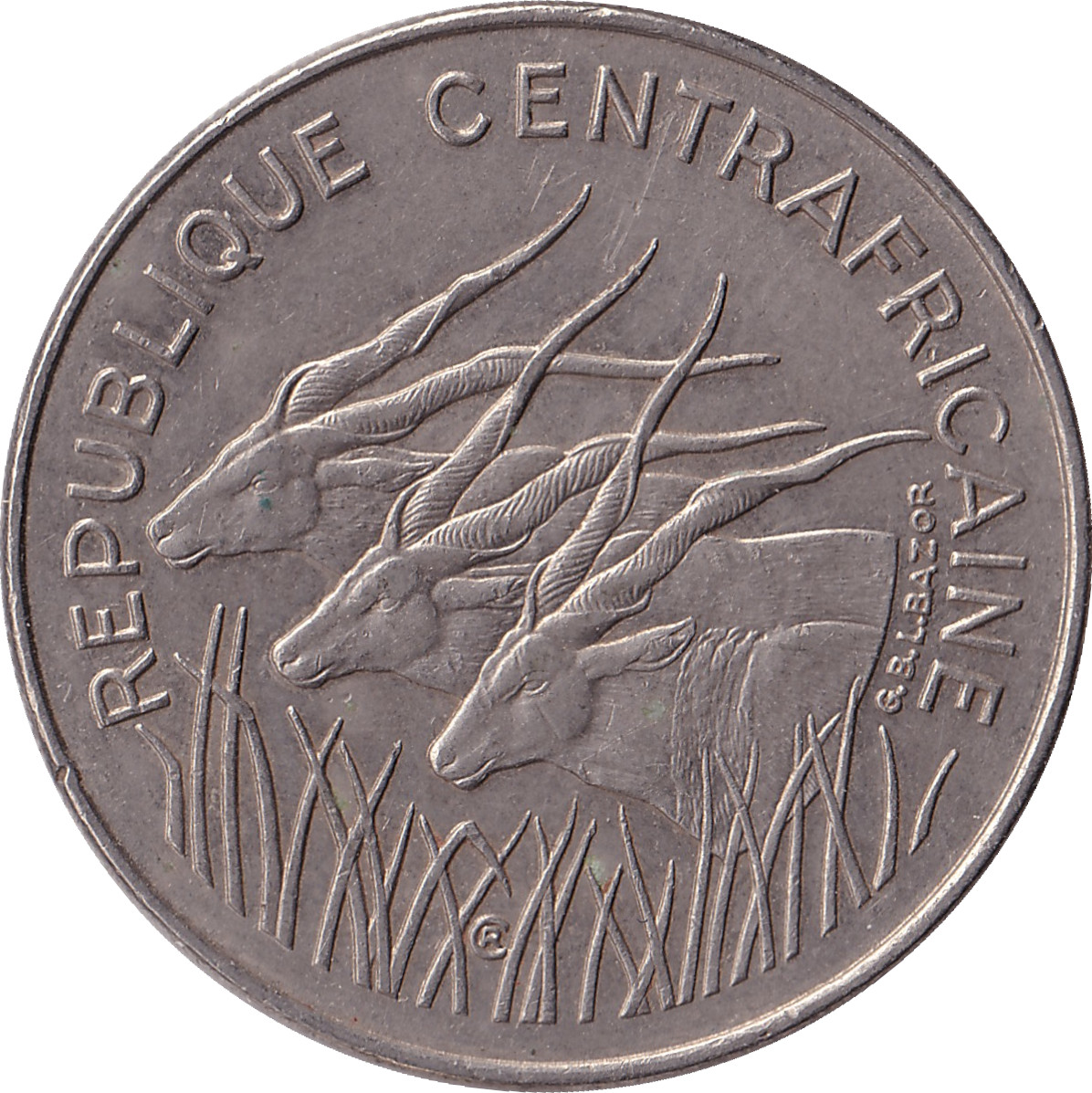 100 francs - République Centrafricaine