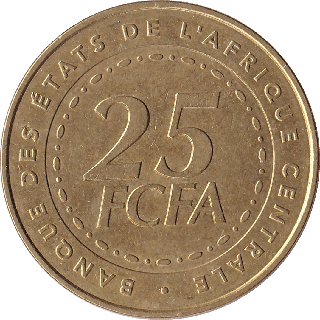 25 francs - CEMAC