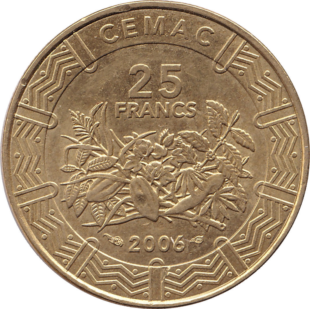 25 francs - CEMAC