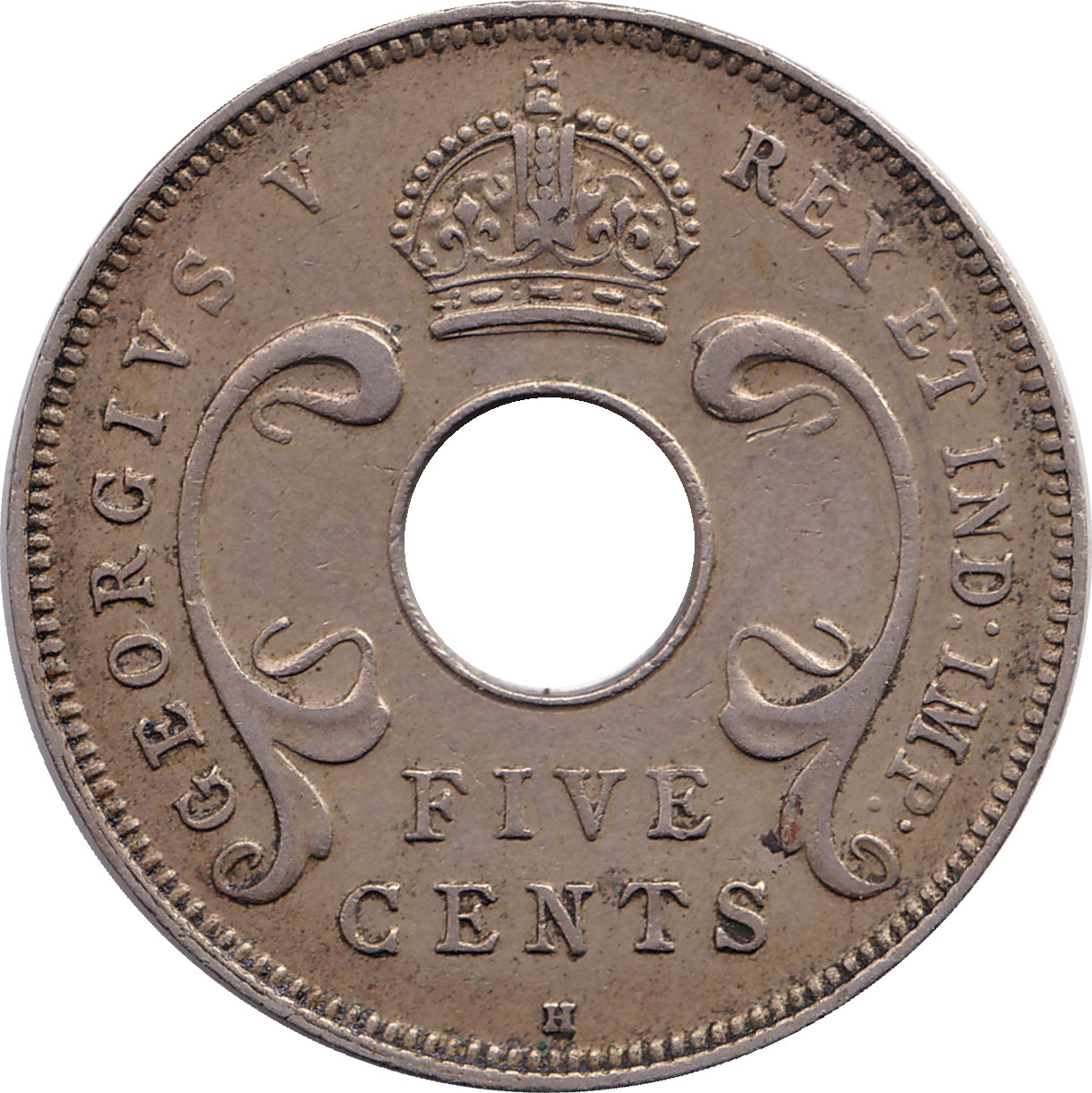 5 cents - Georges V