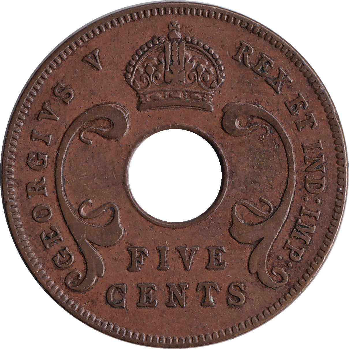 5 cents - George V - Bronze