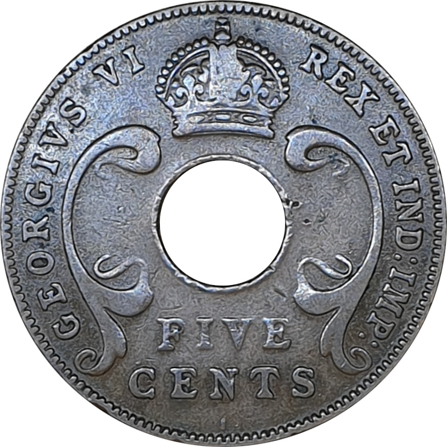 5 cents - George VI - Emperor