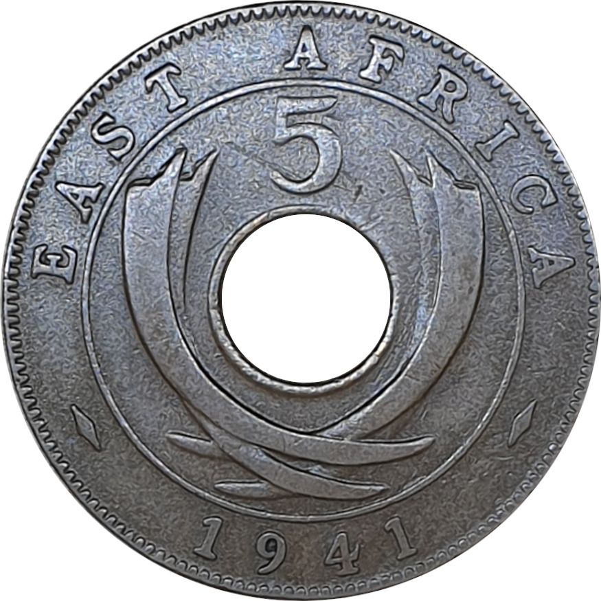 5 cents - Georges VI - Empereur