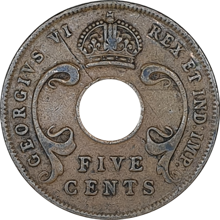 5 cents - George VI - Emperor