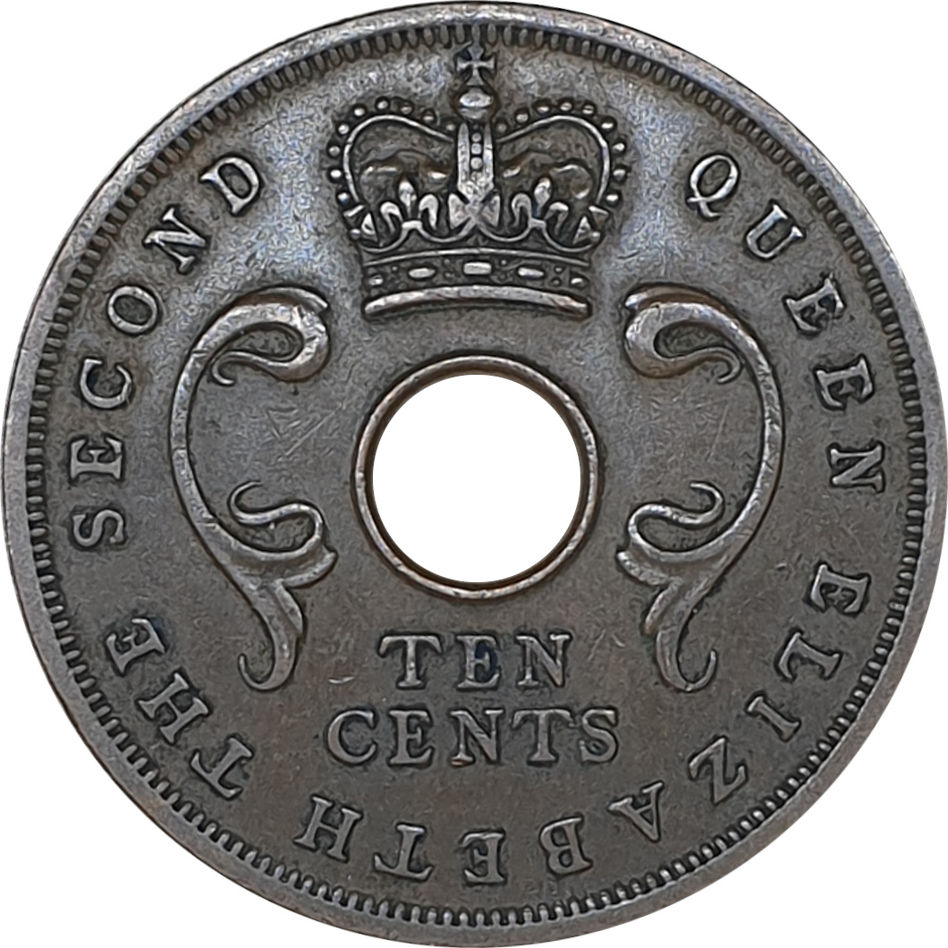 10 cents - Elizabeth II - Couronne