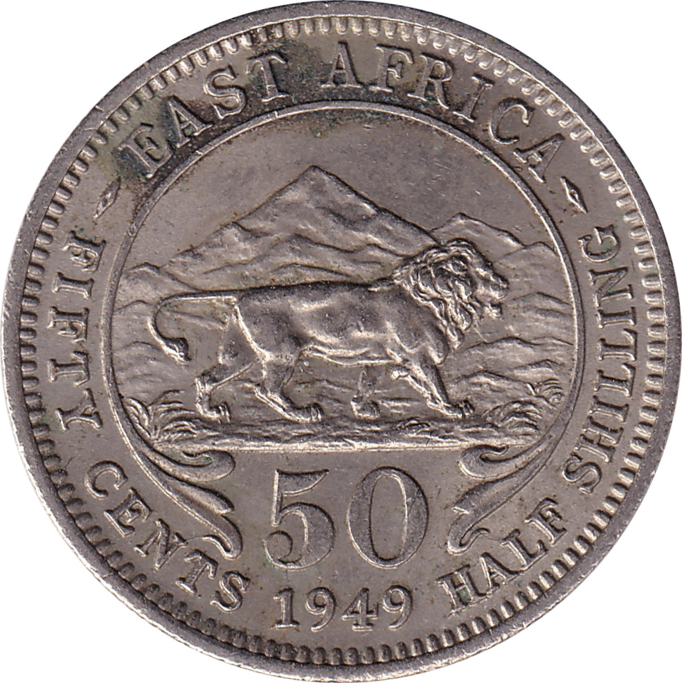 50 cents - Georges VI - Roi