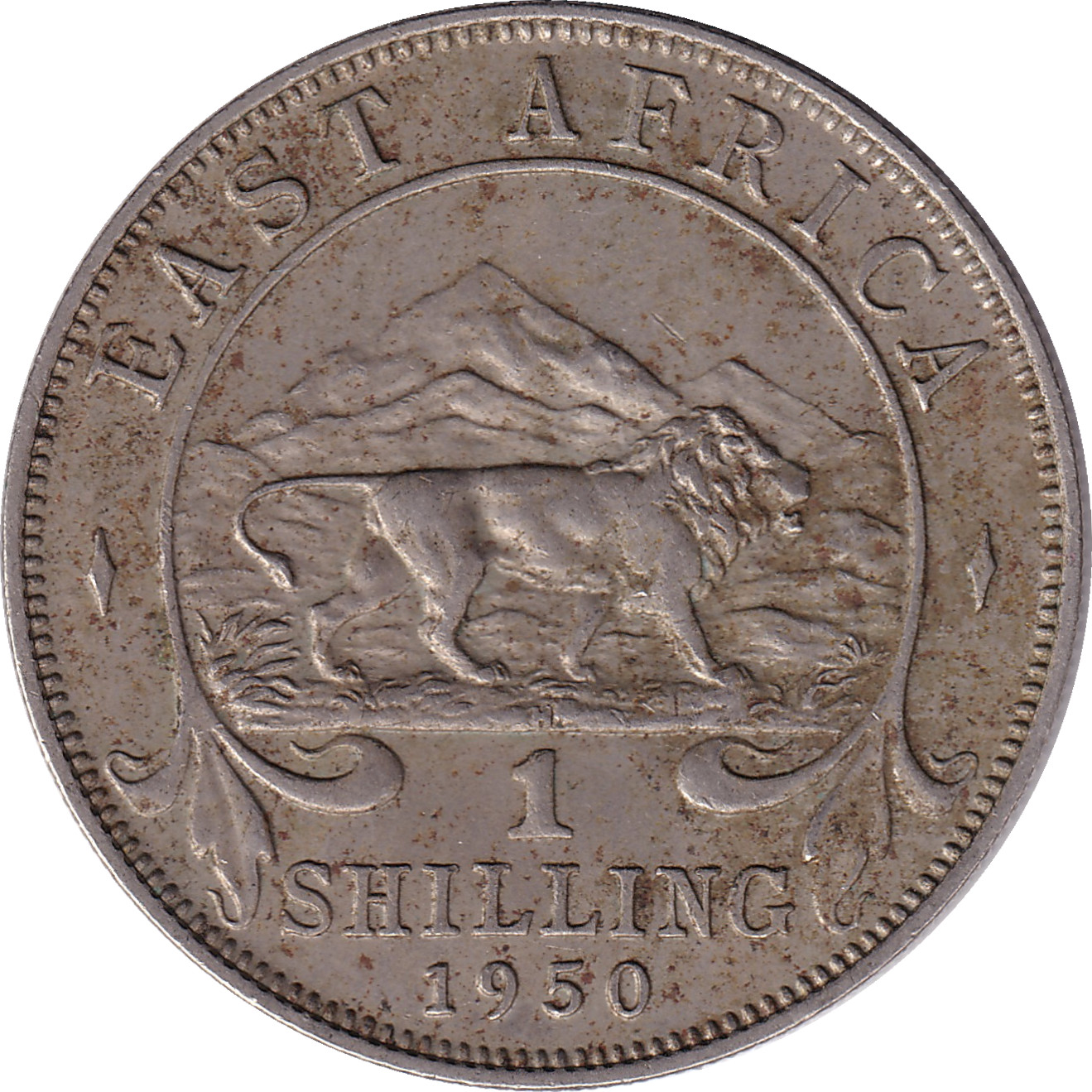 1 shilling - Georges VI - Roi