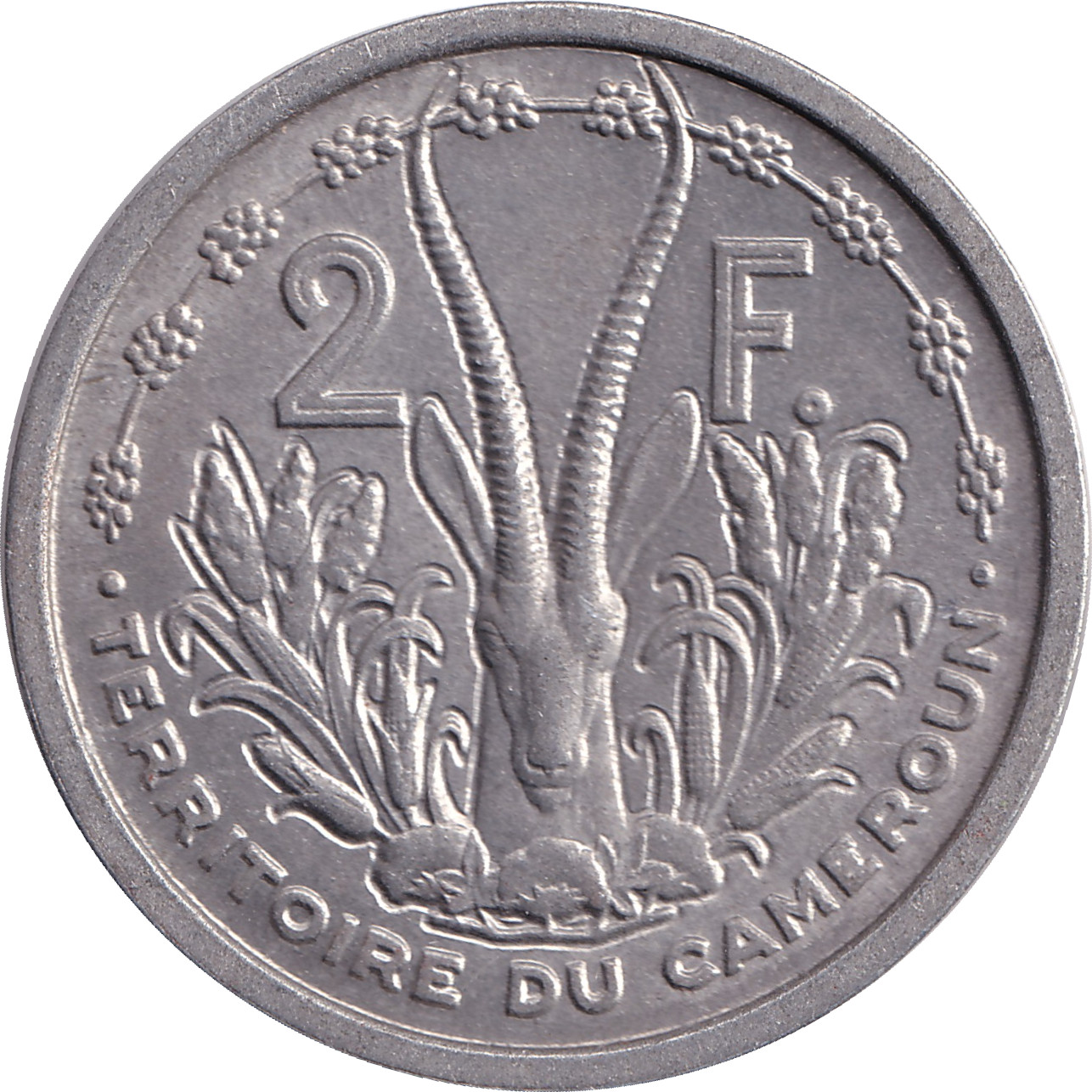 2 francs - Territoire du Cameroun